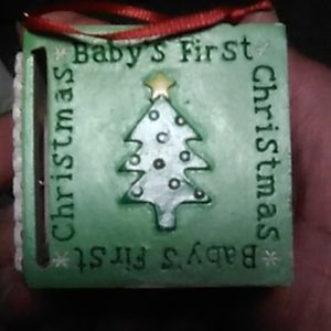Baby's first Christmas ornament Vintage.